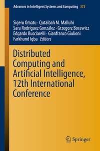 Enlarge image Cover: Distributed Computing and Artificial Intelligence, 12th International Conference - Springer