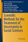 Cover: Scientific Methods for the Treatment of Uncertainty in Social Sciences - Springer