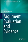 Cover: Argument Evaluation and Evidence - Springer