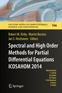 Cover: Spectral and High Order Methods for Partial Differential Equations ICOSAHOM 2014 - Springer