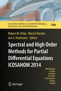 Cover: Spectral and High Order Methods for Partial Differential Equations ICOSAHOM 2014 - Springer