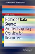 Cover: Homicide Data Sources - Springer