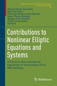 Abbildung von: Contributions to Nonlinear Elliptic Equations and Systems - Birkhäuser