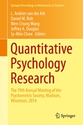 Cover: Quantitative Psychology Research - Springer