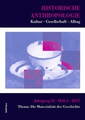 Cover: Historische Anthropologie - B&ouml;hlau