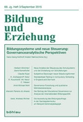 Cover: Bildungssysteme und neue Steuerung: Governancepolitische Perspektiven - B&ouml;hlau