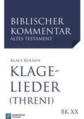 Cover: Klagelieder (Threni) - Vandenhoeck & Ruprecht
