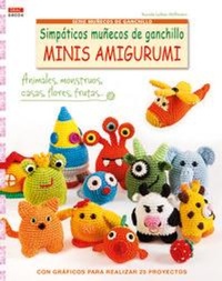 Abbildung von: Simpáticos muñecos de ganchillo Minis Amigurumi : con gráficos para realizar 25 proyectos - Editorial El Drac, S.L.
