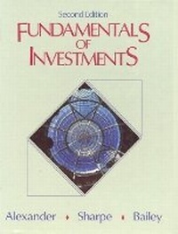 Enlarge image Cover: Fundamentals of Investments - Pearson