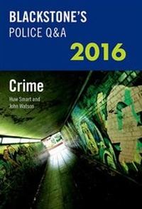 Abbildung von: Blackstone's Police Q&A: Crime 2016 - Oxford University Press