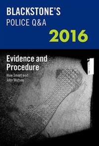 Abbildung von: Blackstone's Police Q&A: Evidence and Procedure 2016 - Oxford University Press