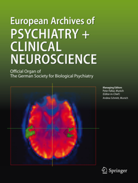 Abbildung von: European Archives of Psychiatry and Clinical Neuroscience - Springer