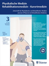 Abbildung von: Physikalische Medizin, Rehabilitationsmedizin, Kurortmedizin - Thieme