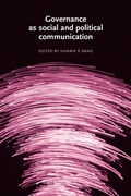 Cover: Governance as Social and Political Communication - Manchester University Press