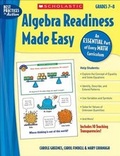 Cover: Algebra Readiness Made Easy: Grades 7-8 - Scholastic US