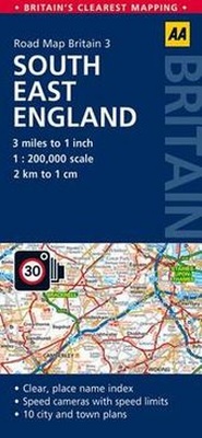 Abbildung von: South East England Road Map - Automobile Association