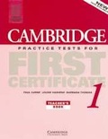Cover: Cambridge Practice Tests for First Certificate 1 Teacher's book - Cambridge University Press
