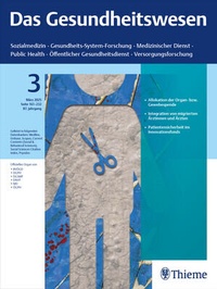 Abbildung von: Das Gesundheitswesen - Thieme
