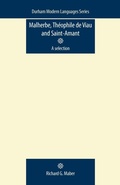 Cover: Malherbe, TheOphile De Viau and Saint-Amant - Manchester University Press