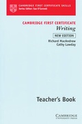 Cover: Cambridge First Certificate Writing Teacher's book - Cambridge University Press