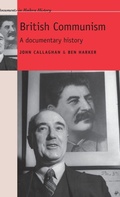 Cover: British Communism - Manchester University Press