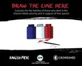 Cover: Draw the Line Here - English PEN