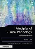Cover: Principles of Clinical Phonology - Routledge
