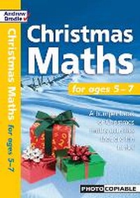 Enlarge image Cover: CHRISTMAS MATHS for ages 5-7 - Andrew Brodie Publications