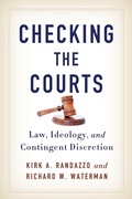Cover: Checking the Courts - State University of New York Press