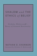 Cover: Shalom and the Ethics of Belief - Wipf & Stock Publishers