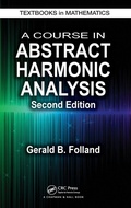 Cover: A Course in Abstract Harmonic Analysis - Chapman & Hall/CRC