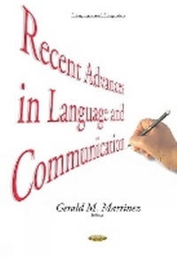 Abbildung von: Recent Advances in Language & Communication - Nova Science Publishers Inc