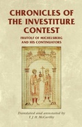 Cover: Chronicles of the Investiture Contest - Manchester University Press