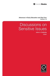 Enlarge image Cover: Discussions on Sensitive Issues - Emerald Group Publishing Limited