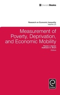 Cover: Measurement of Poverty, Deprivation, and Social Exclusion - Emerald Group Publishing Limited