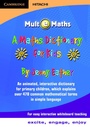 Cover: A Maths Dictionary for Kids CD-ROM - Cambridge-Hitachi