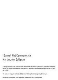 Enlarge image Cover: I Cannot Not Communicate 2015 - greyisgood