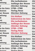 Cover: Subversion im Satz - NZZ Libro ein Imprint der Schwabe Verlagsgruppe AG