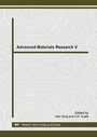 Cover: Advanced Materials Research V - Trans Tech Publications Ltd