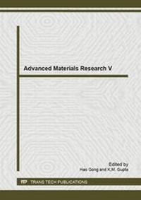 Enlarge image Cover: Advanced Materials Research V - Trans Tech Publications Ltd