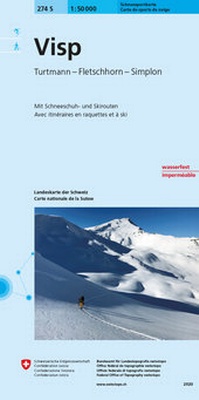 Abbildung von: 274S Visp Schneesportkarte - swisstopo