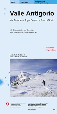 Abbildung von: 275S Valle Antigorio Schneesportkarte - swisstopo