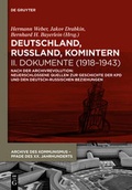 Cover: Deutschland, Russland, Komintern II. Dokumente (1918 1943) - De Gruyter