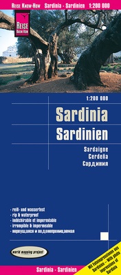 Abbildung von: Reise Know-How Landkarte Sardinien / Sardinia (1:200.000) - Reise Know-How Verlag Peter Rump GmbH