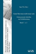 Cover: Guter Rat muss nicht teuer sein - wvb Wissenschaftlicher Verlag Berlin