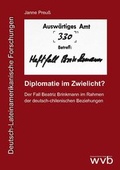 Cover: Diplomatie im Zwielicht? - wvb Wissenschaftlicher Verlag Berlin
