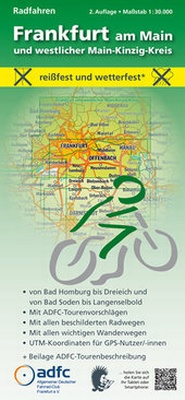Abbildung von: Radfahren - Frankfurt am Main und westlicher Main-Kinzig-Kreis - MeKi Landkarten