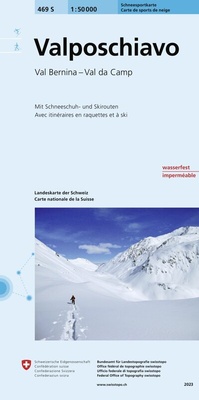 Abbildung von: 469S Val Poschiavo Schneesportkarte - swisstopo