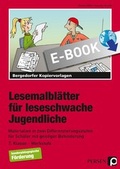 Cover: Lesemalbl&auml;tter f&uuml;r leseschwache Jugendliche - Persen Verlag in der AAP Lehrerwelt GmbH