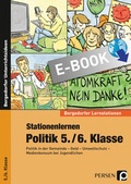 Cover: Stationenlernen Politik 5./6. Klasse - Persen Verlag in der AAP Lehrerwelt GmbH